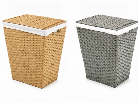 Professional-grade PE Resin Hamper with Lid and Removable Liner